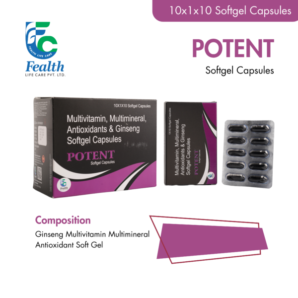 Potent Softgel Capsules